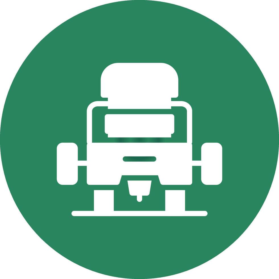 Router Machine Creative Icon Design vector