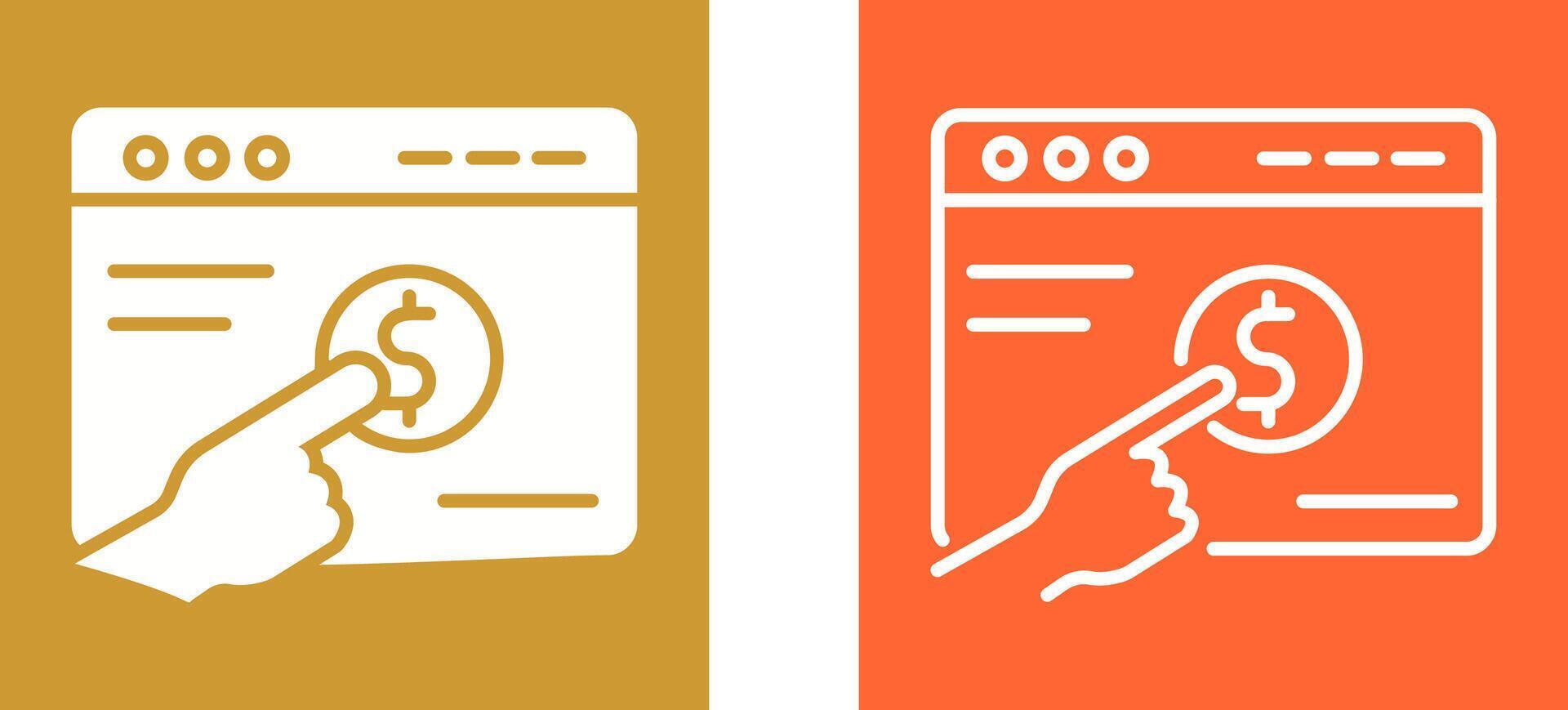 Pay Per Click Vector Icon