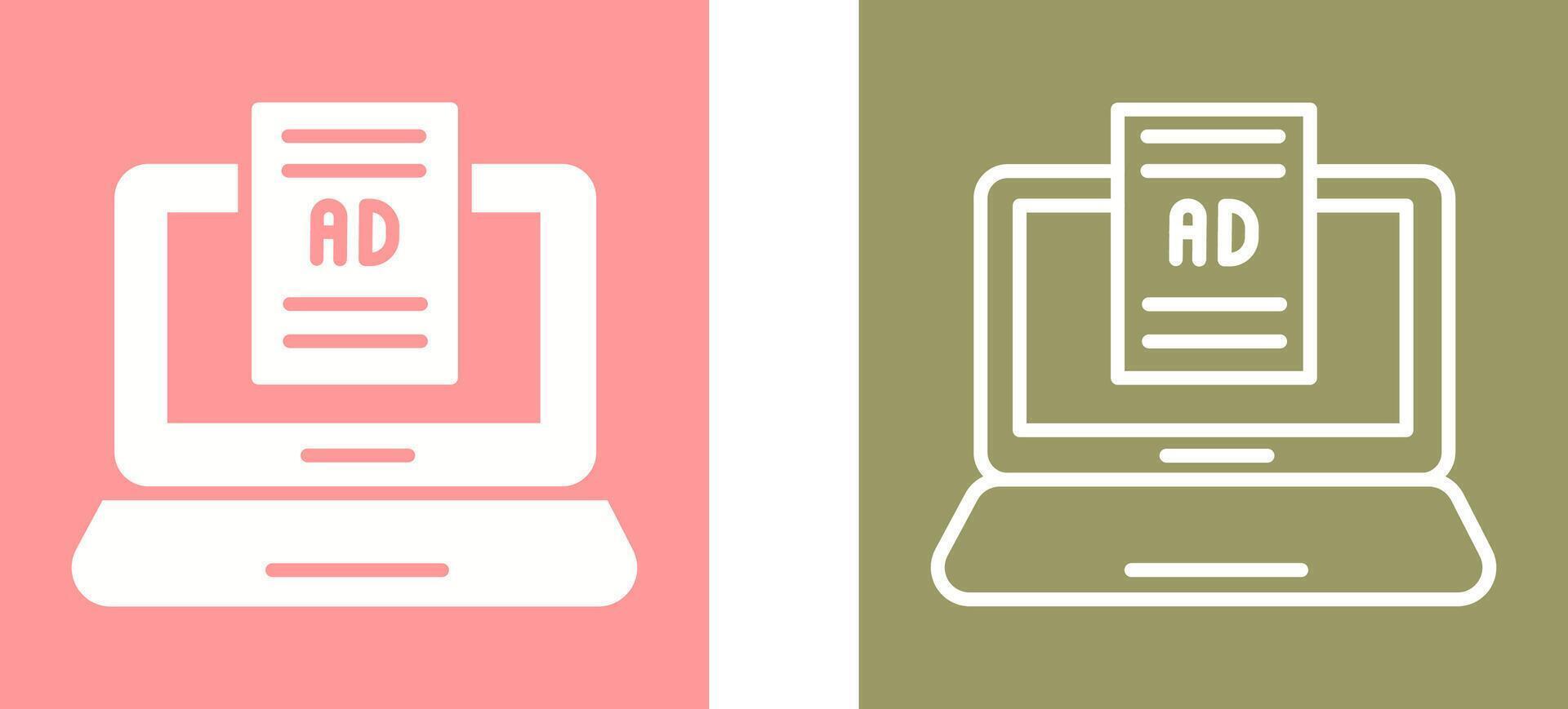 Internet Ads Vector Icon