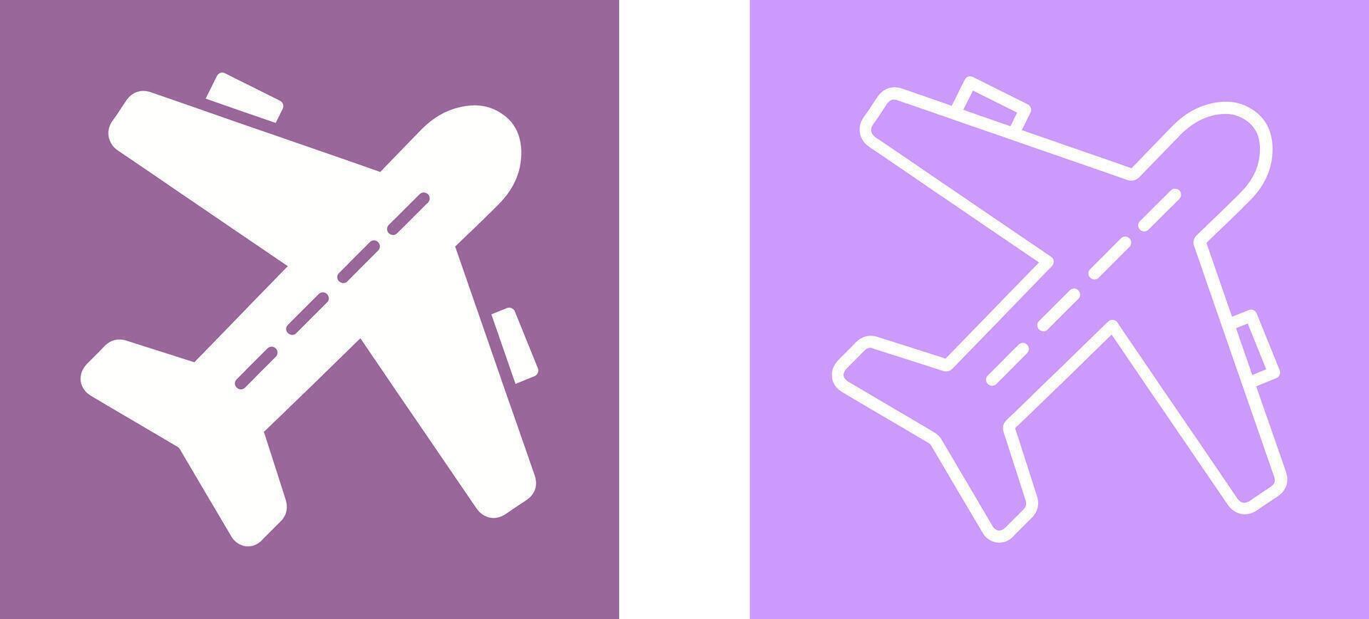 Plane Flying Vector Icon