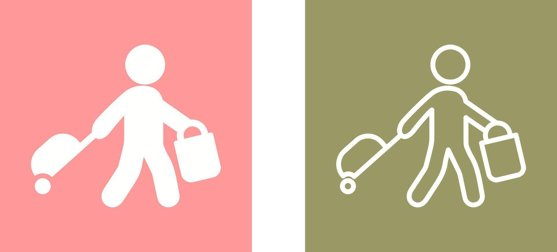 Carrying Bag Vector Icon