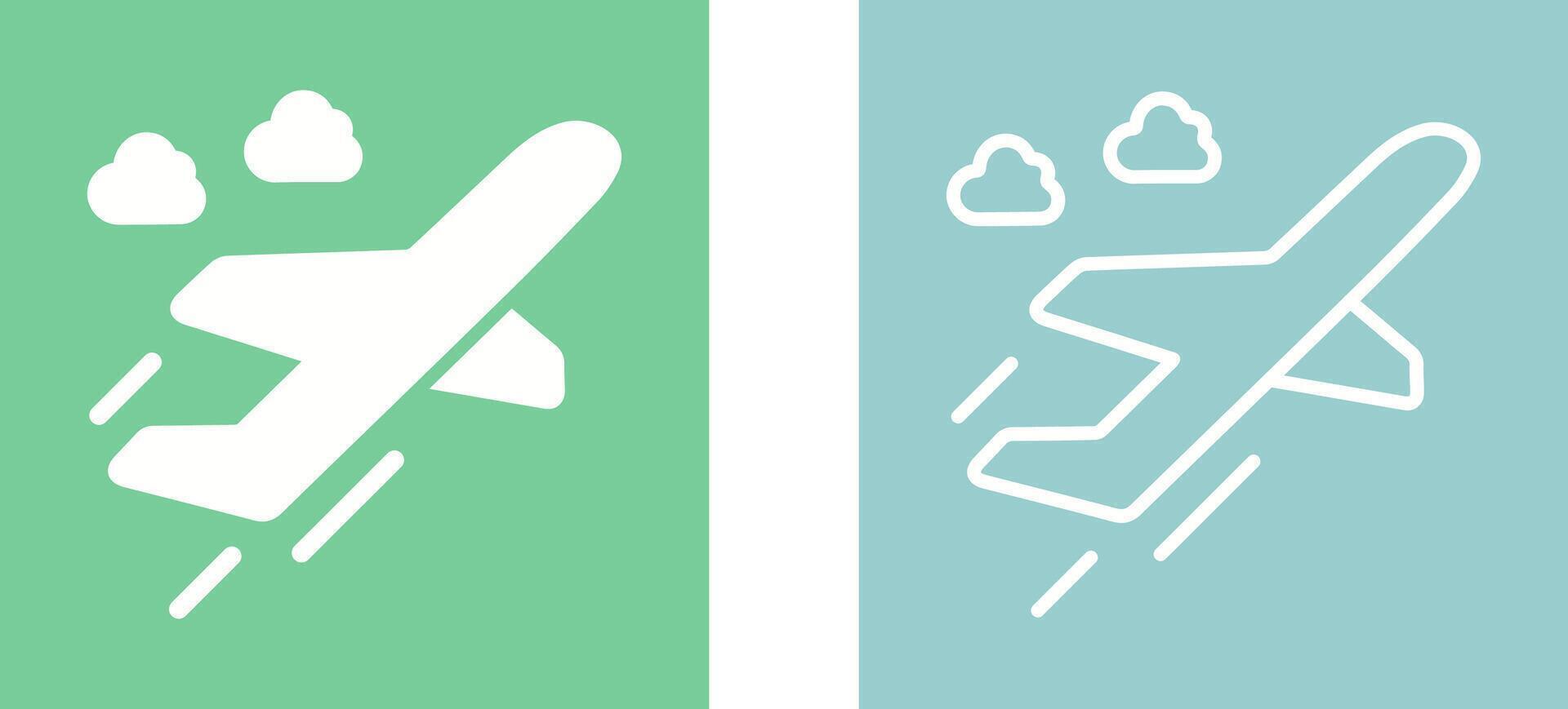 Flight Takeoff Vector Icon