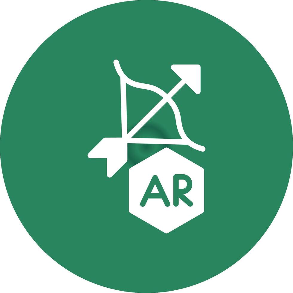Ar Archery Creative Icon Design vector