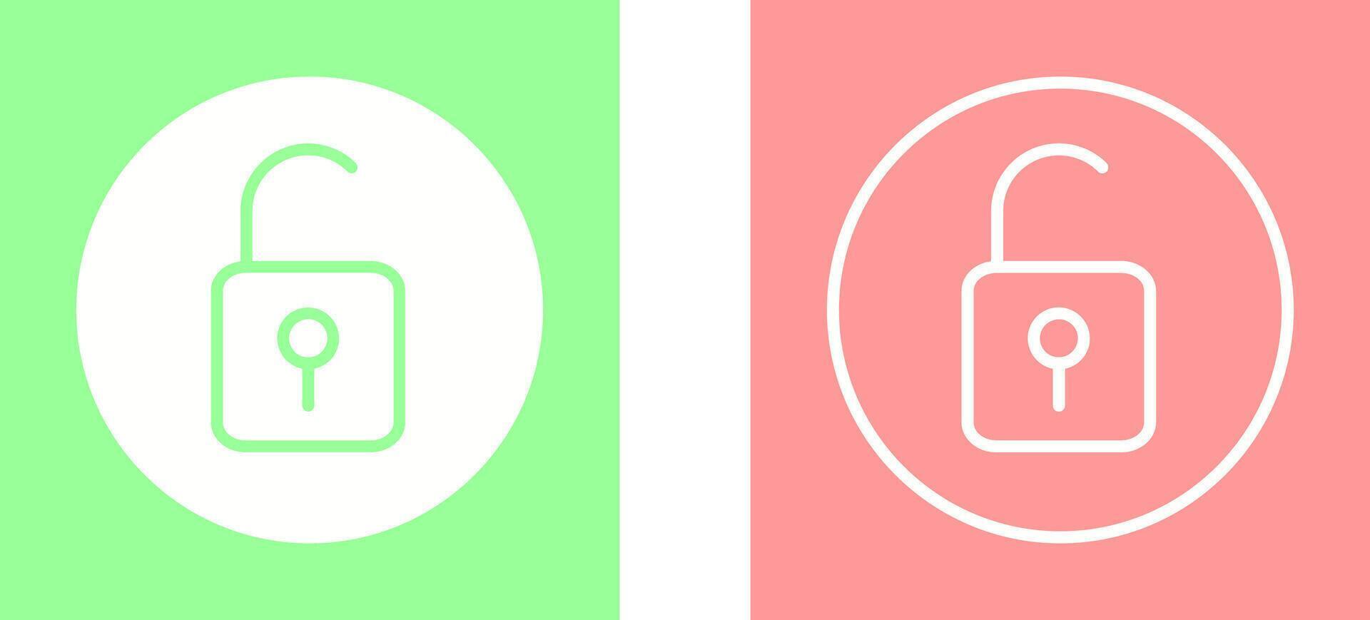 Open Lock Vector Icon