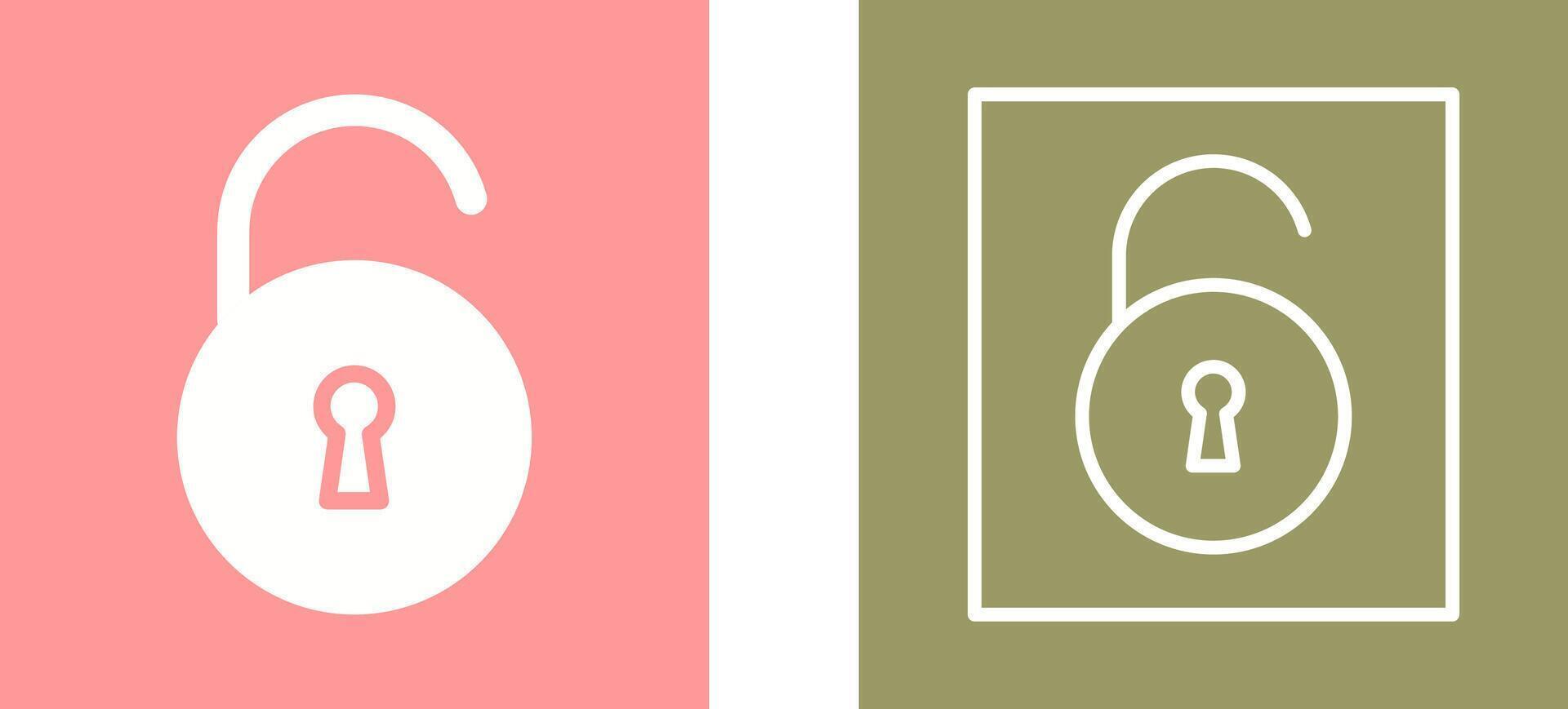 Open Lock Vector Icon