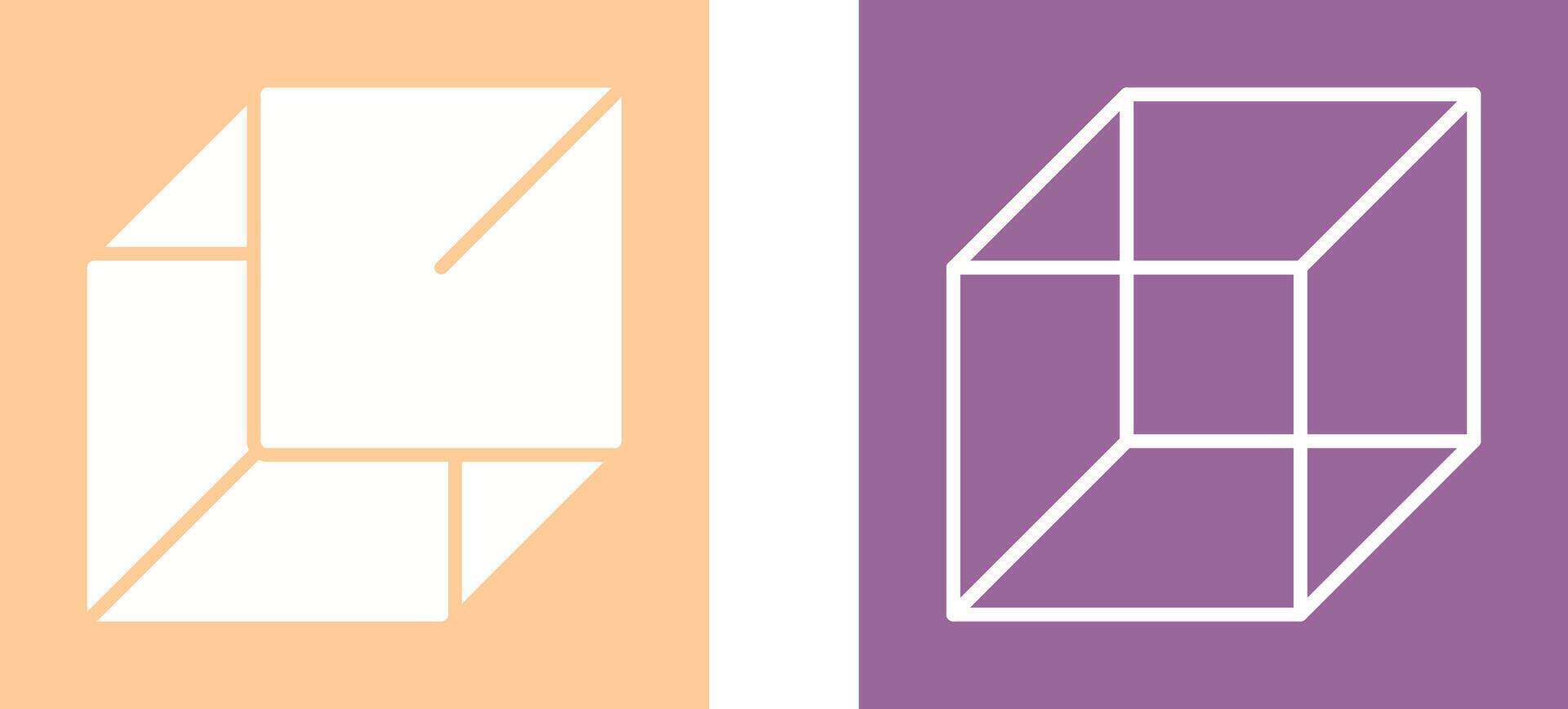 Cube Vector Icon