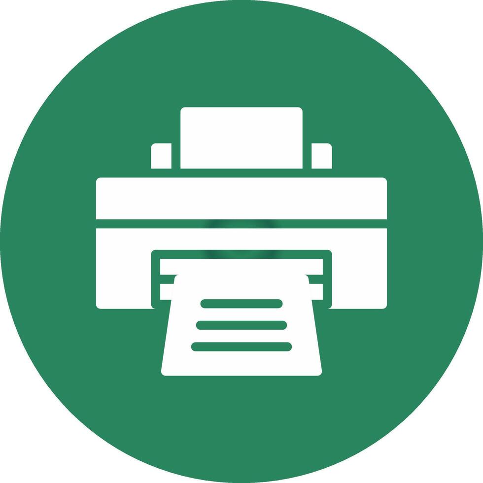 Printer Creative Icon Design vector