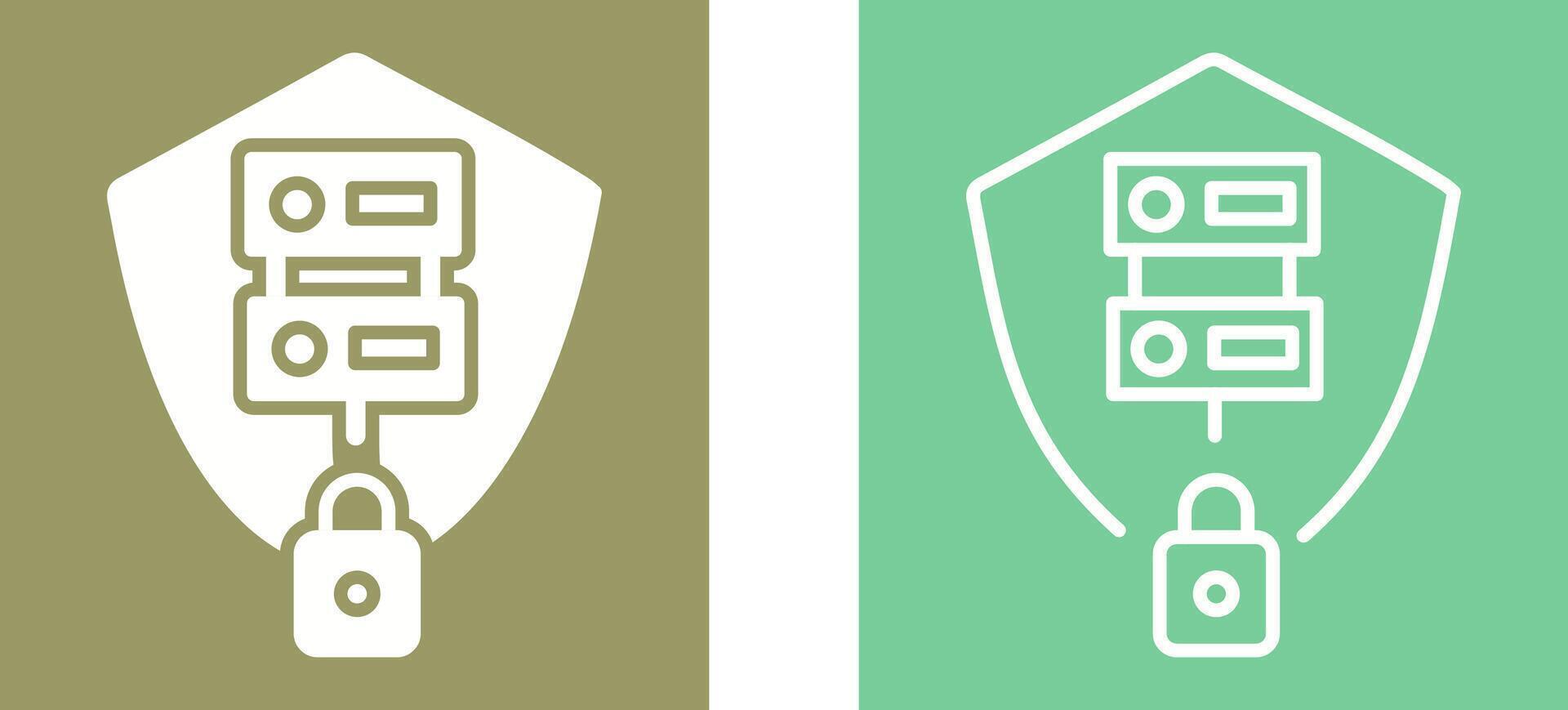 Secure Server Vector Icon