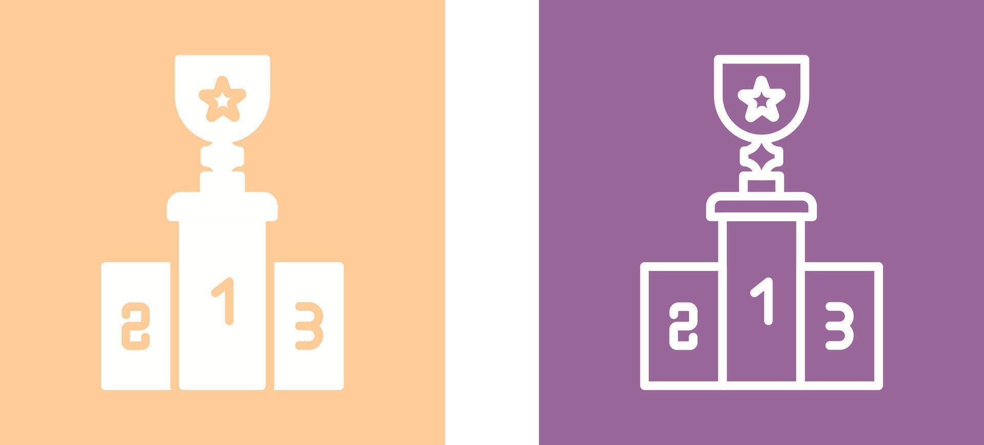 Podium Vector Icon