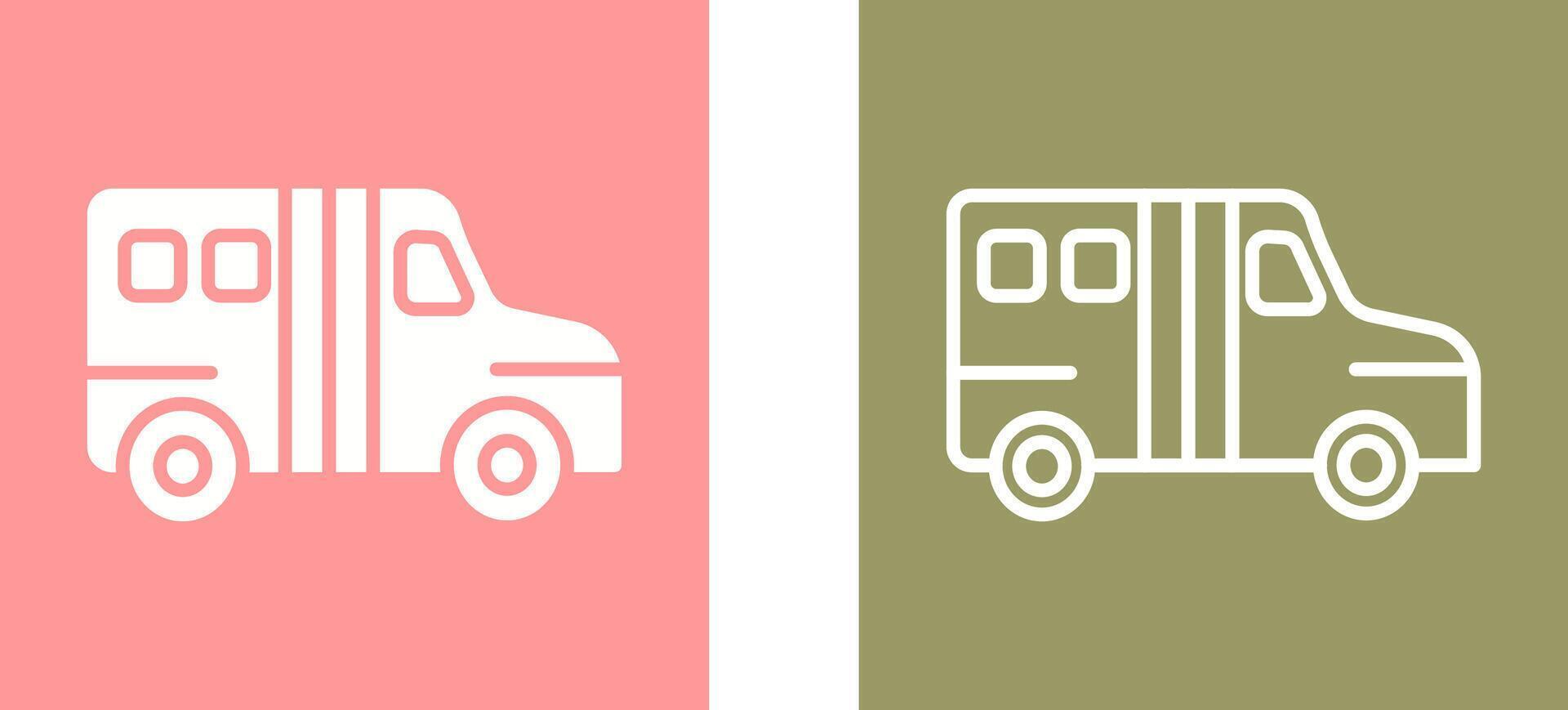 School Bus Vector Icon