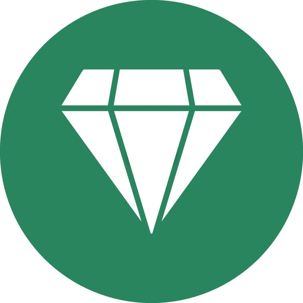 diseño de icono creativo de diamante vector