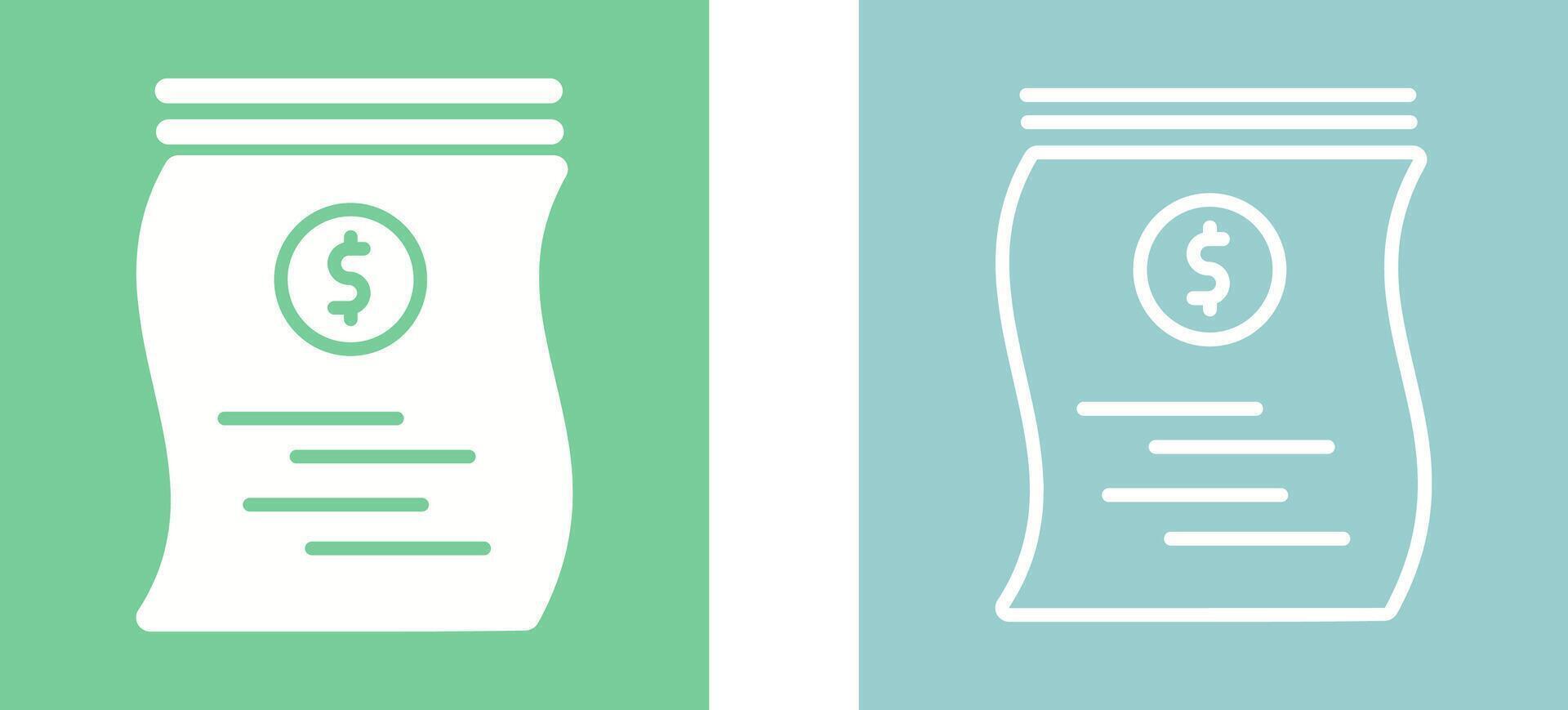 Dollar Bills Vector Icon