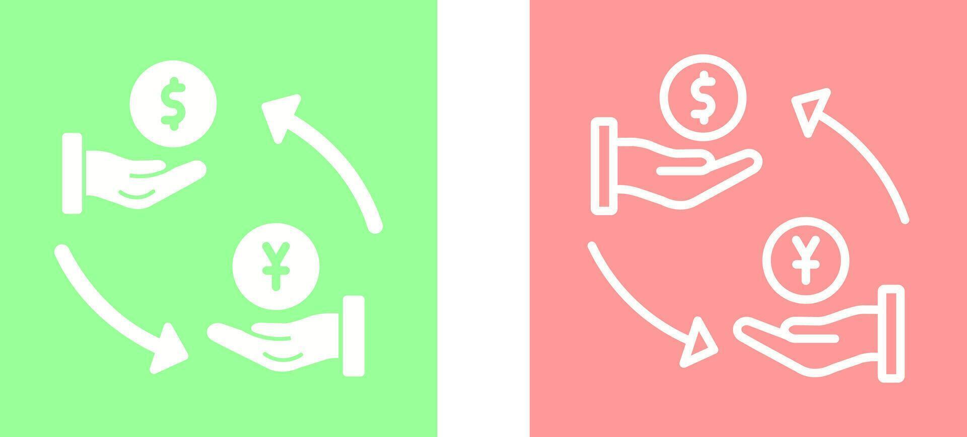 Dollar To Yen Vector Icon