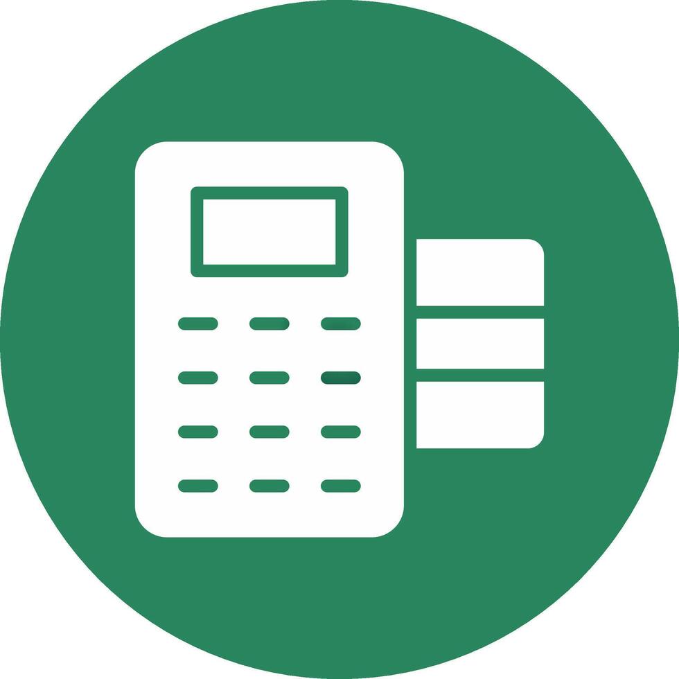 POS Terminal Creative Icon Design vector