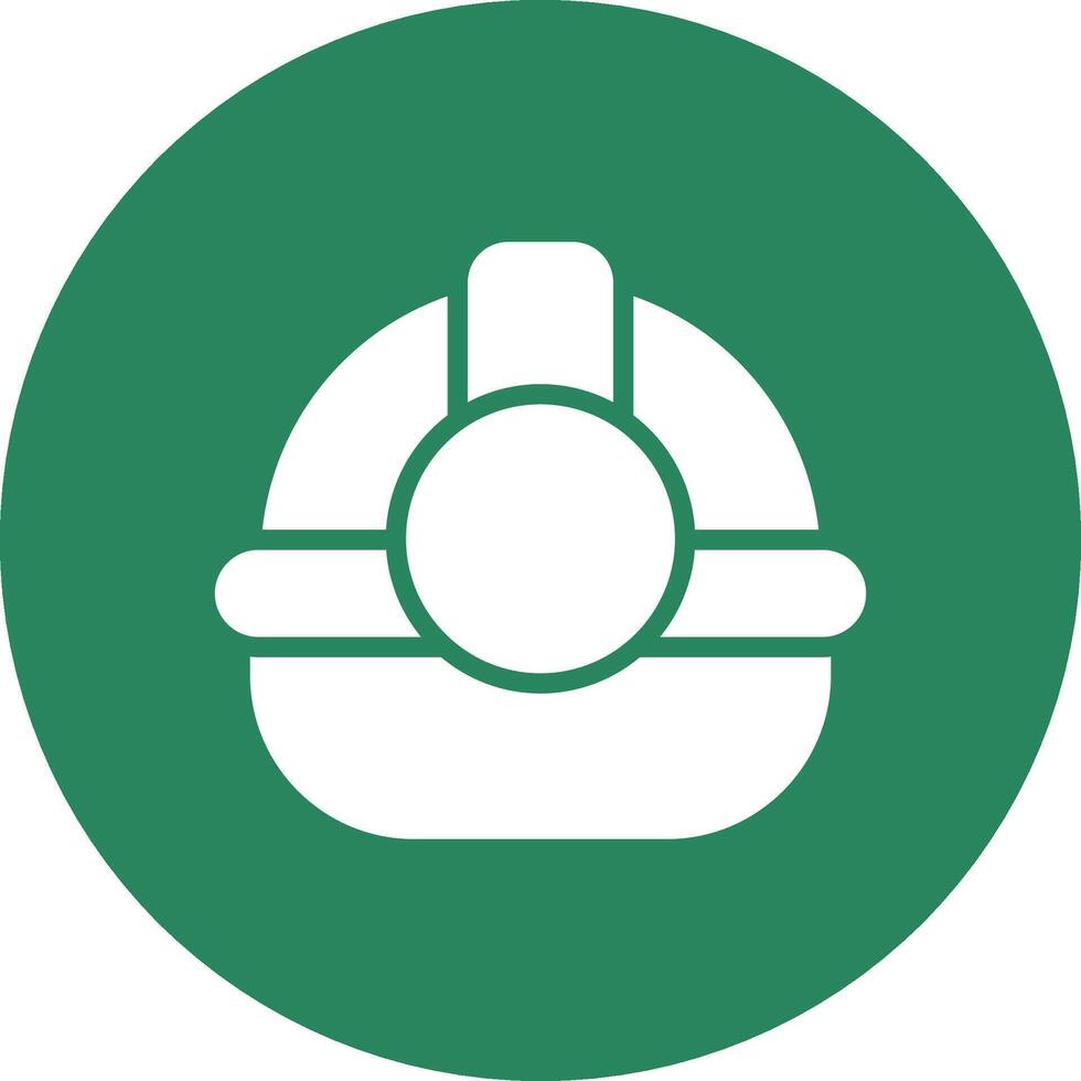 Glyph Circle Gradient Design vector