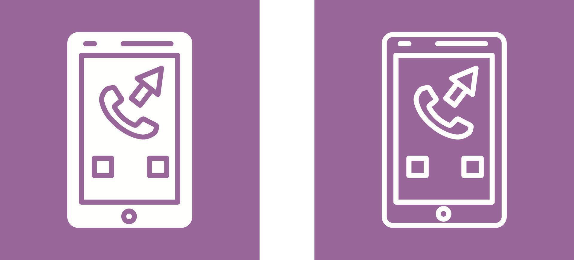 Outgoing Call Vector Icon