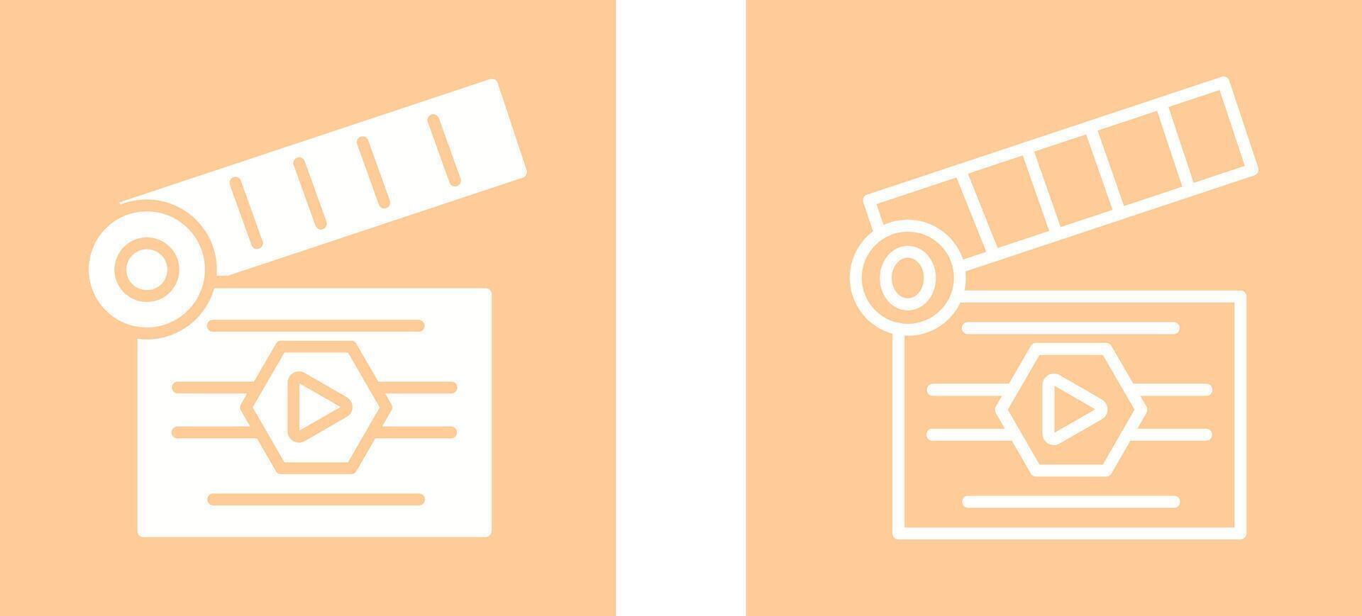 Clapper Vector Icon