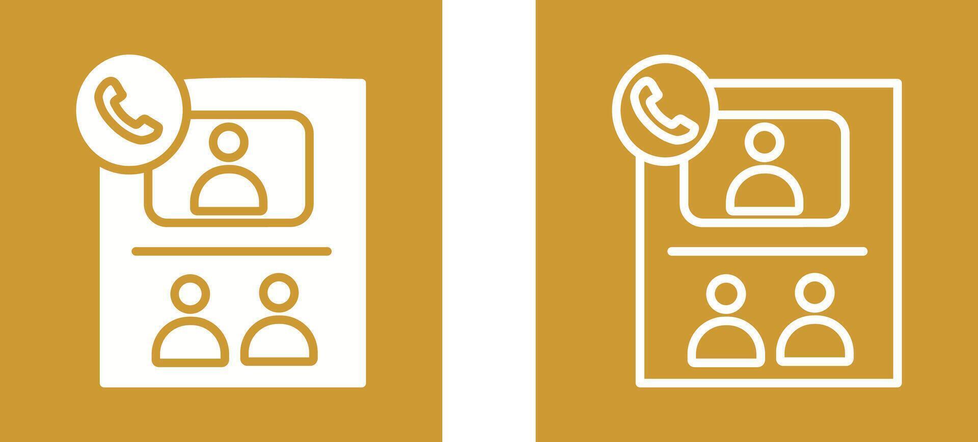 Conference Call Vector Icon