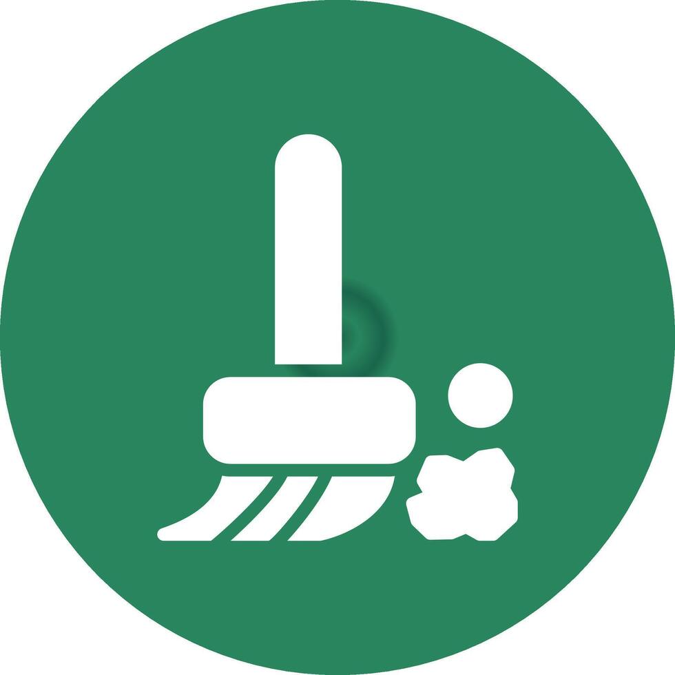 Broom Creative Icon Design vector