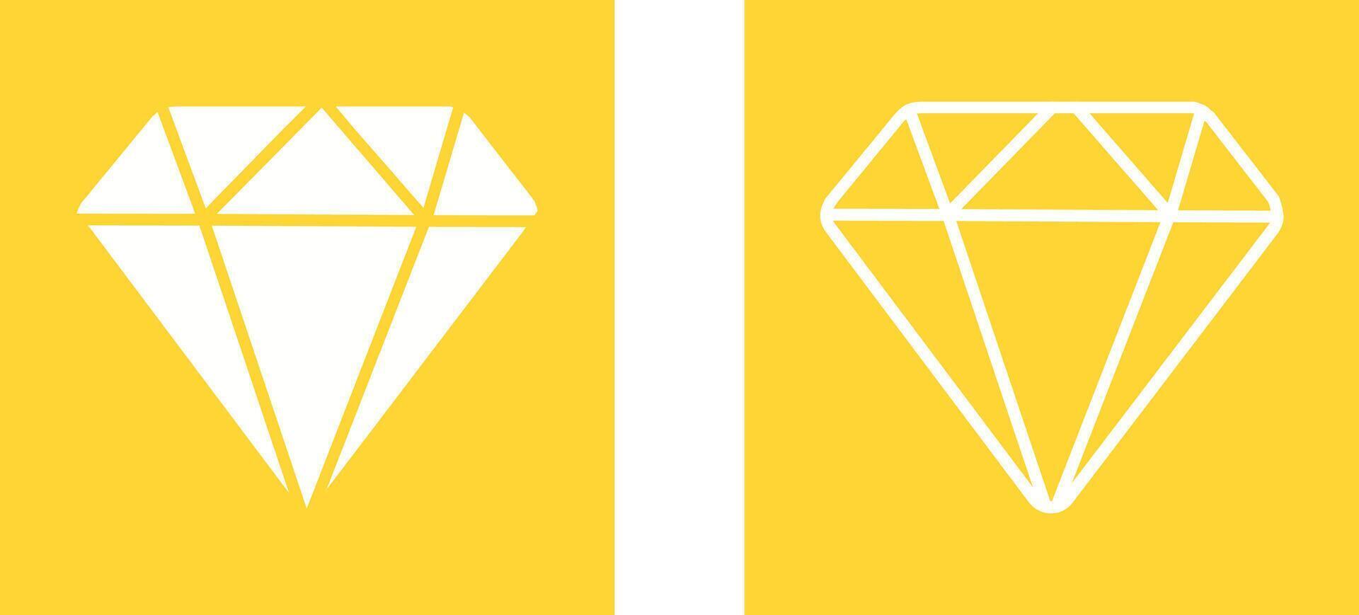 Diamond Vector Icon