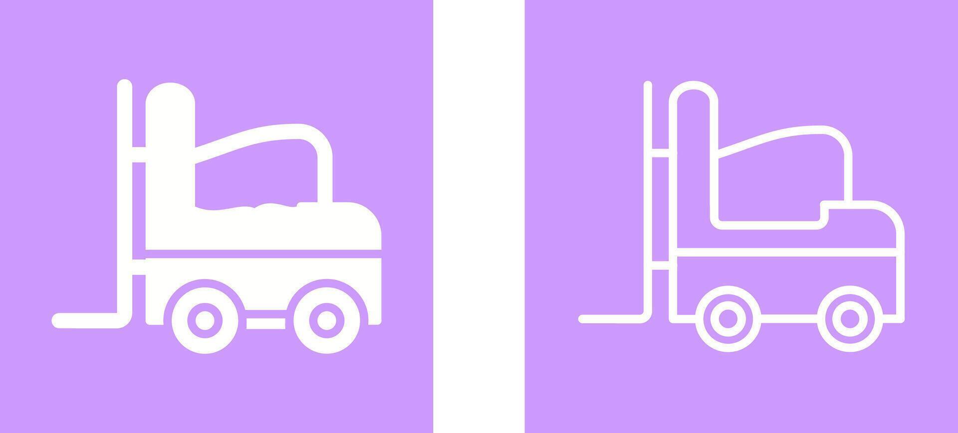 Forklift Vector Icon