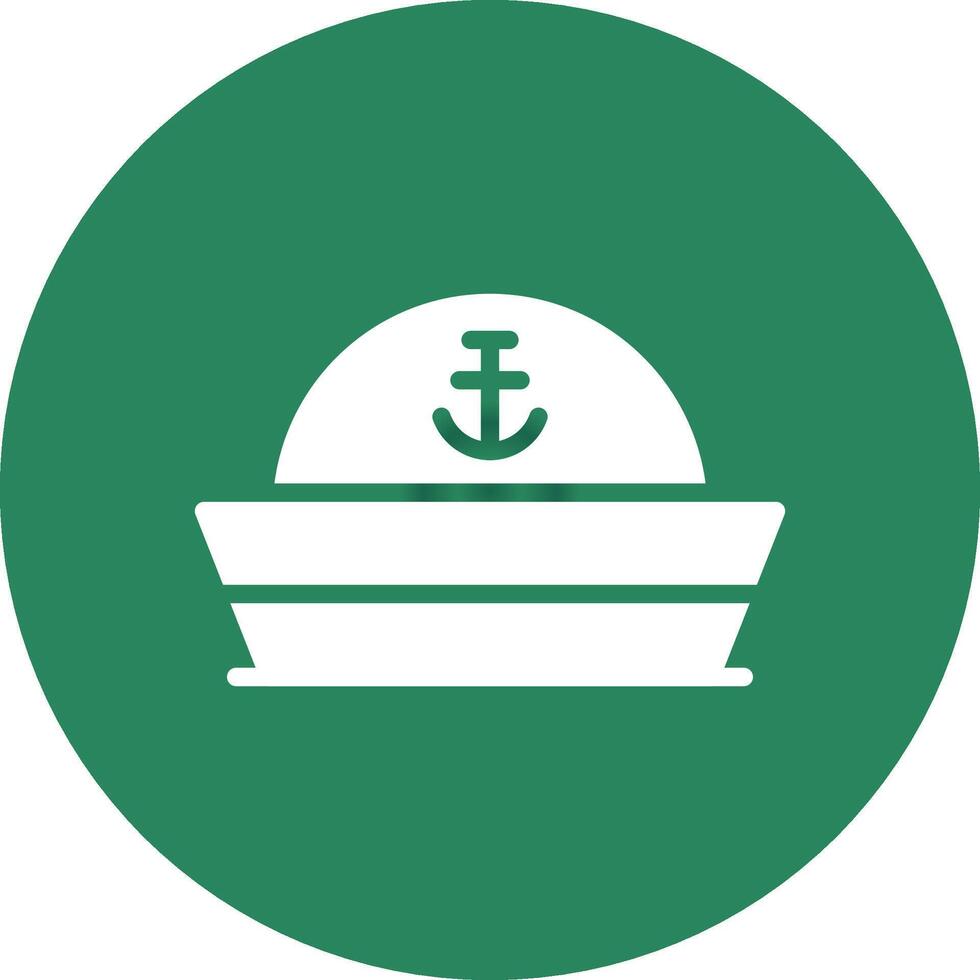 Sailor Hat Creative Icon Design vector