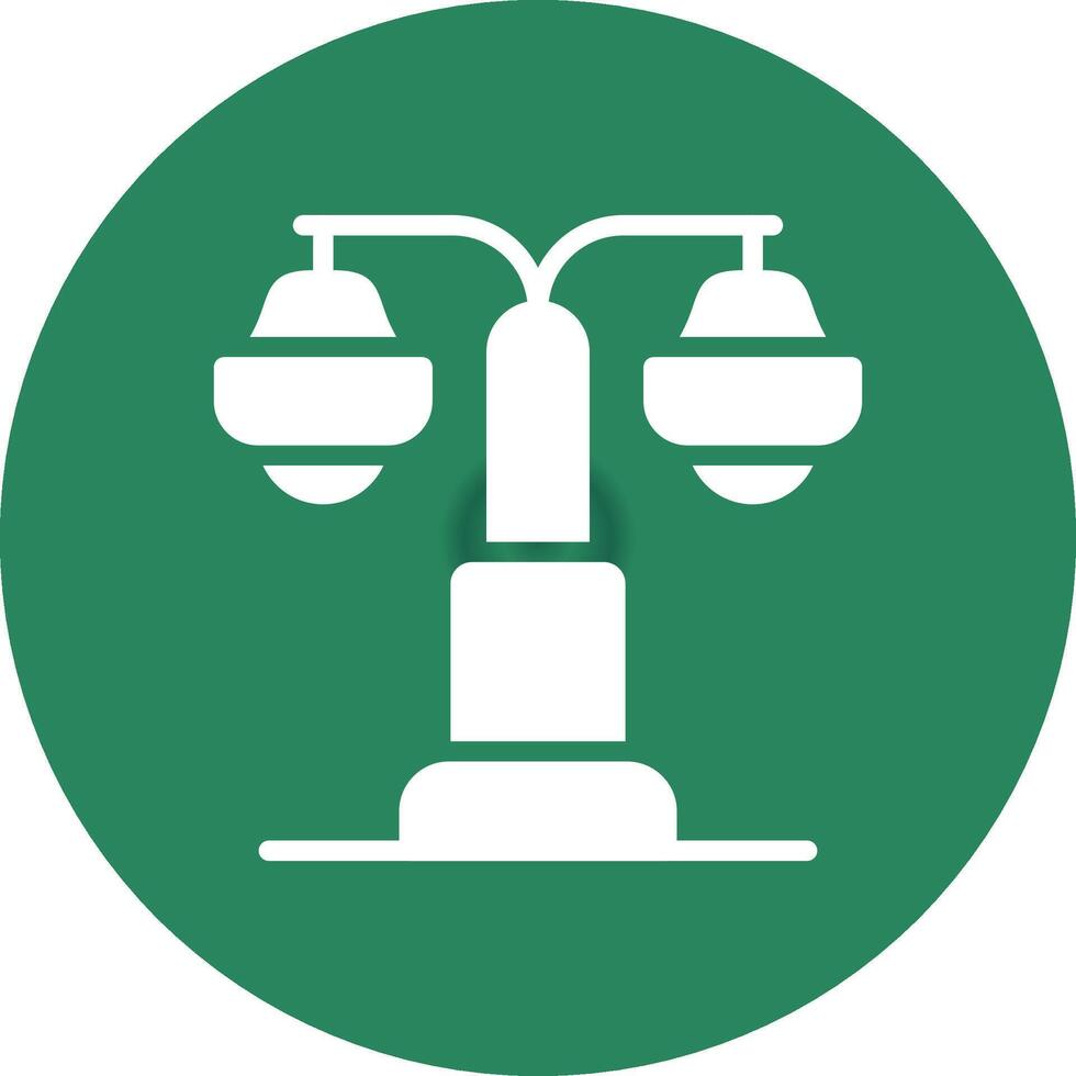 Street Lamp Creative Icon Design vector