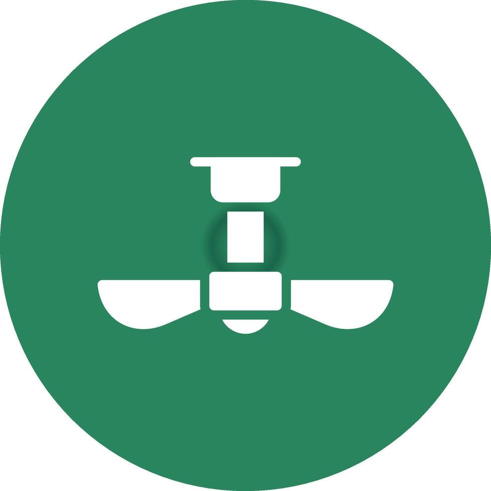 Ceiling Fan Creative Icon Design vector
