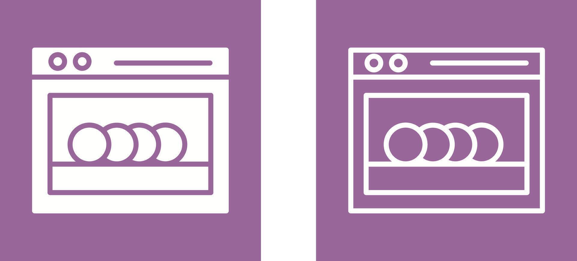 Dishwasher Vector Icon