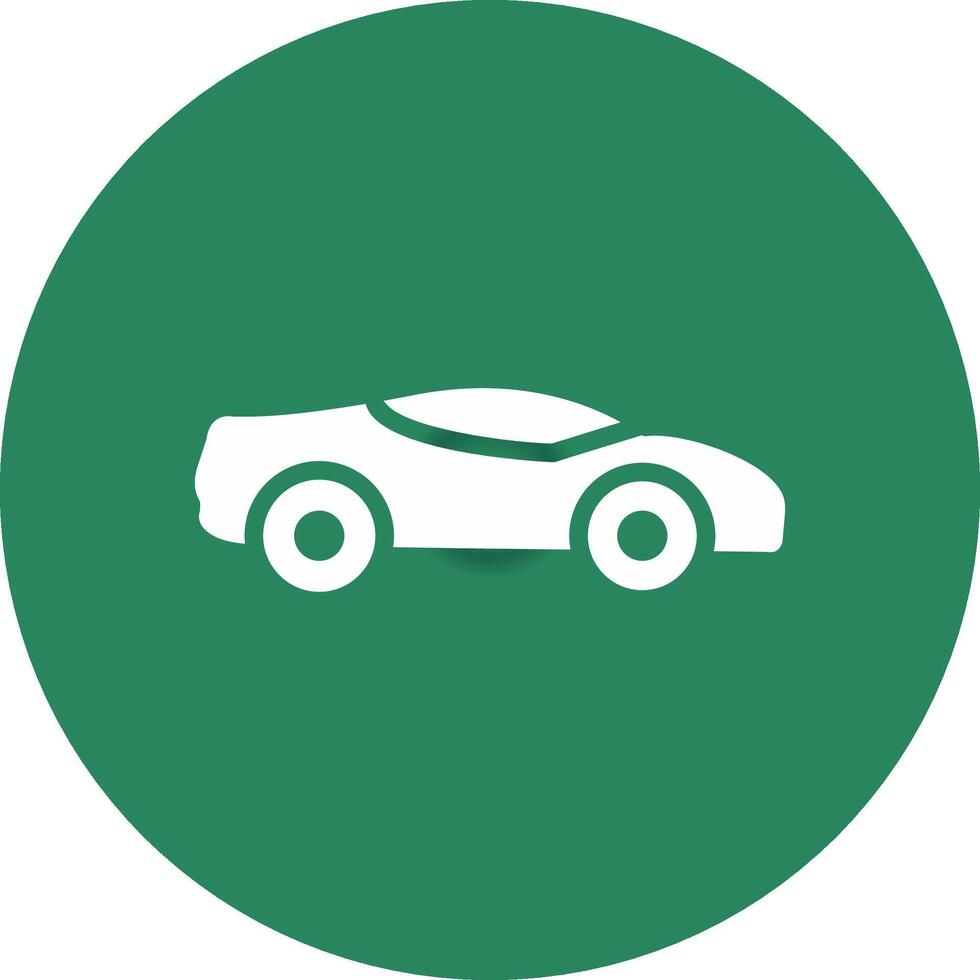 diseño de icono creativo de coche deportivo vector