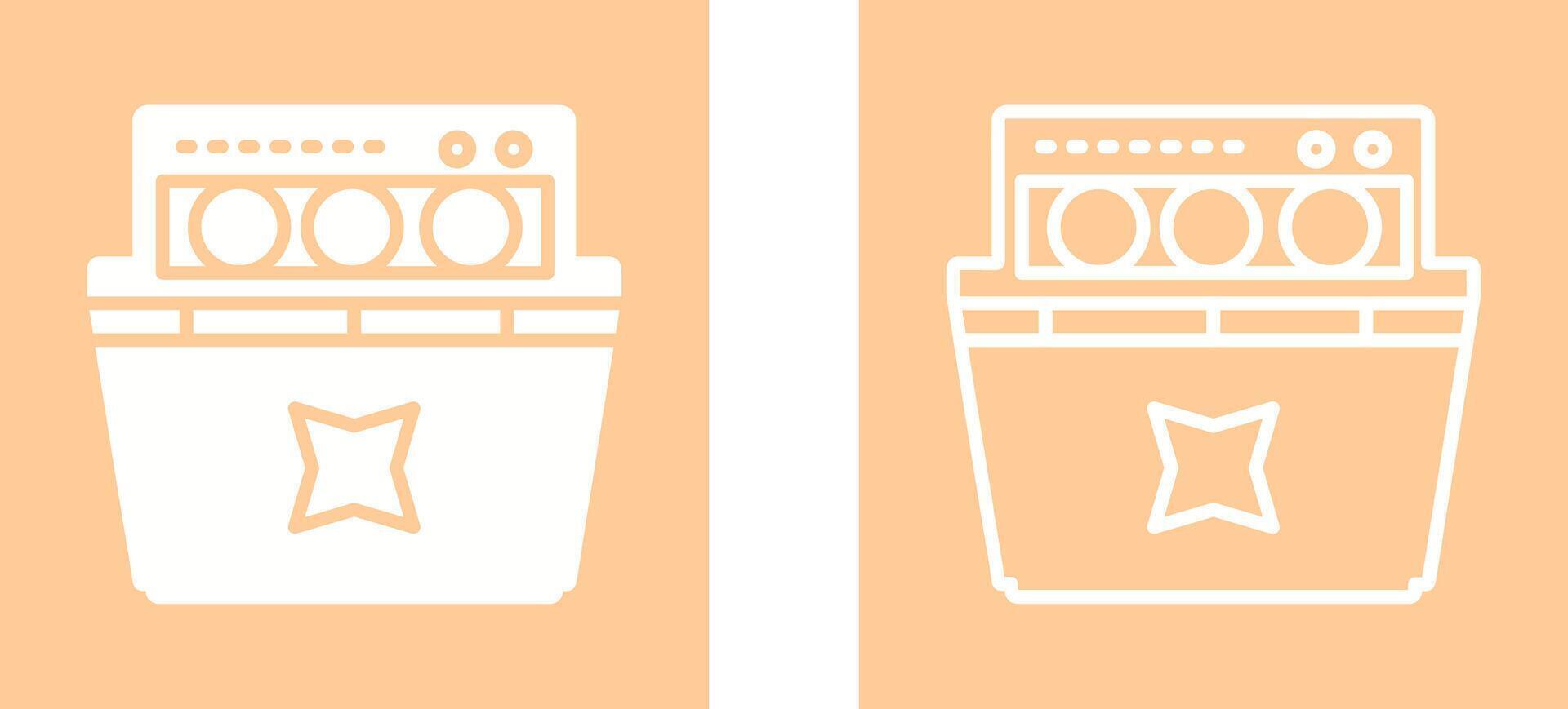 Dishwasher Vector Icon