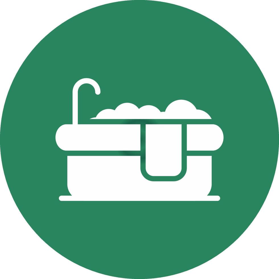 Bathtub Creative Icon Design vector