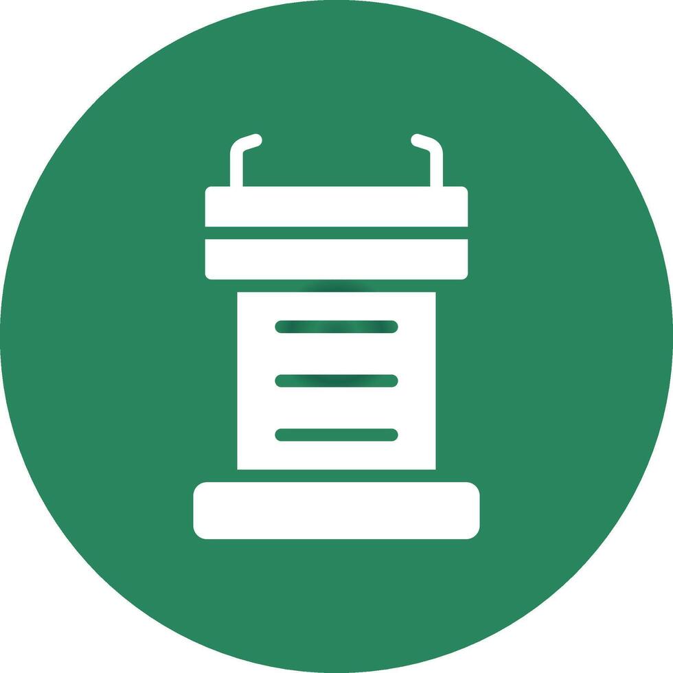Tribune Creative Icon Design vector