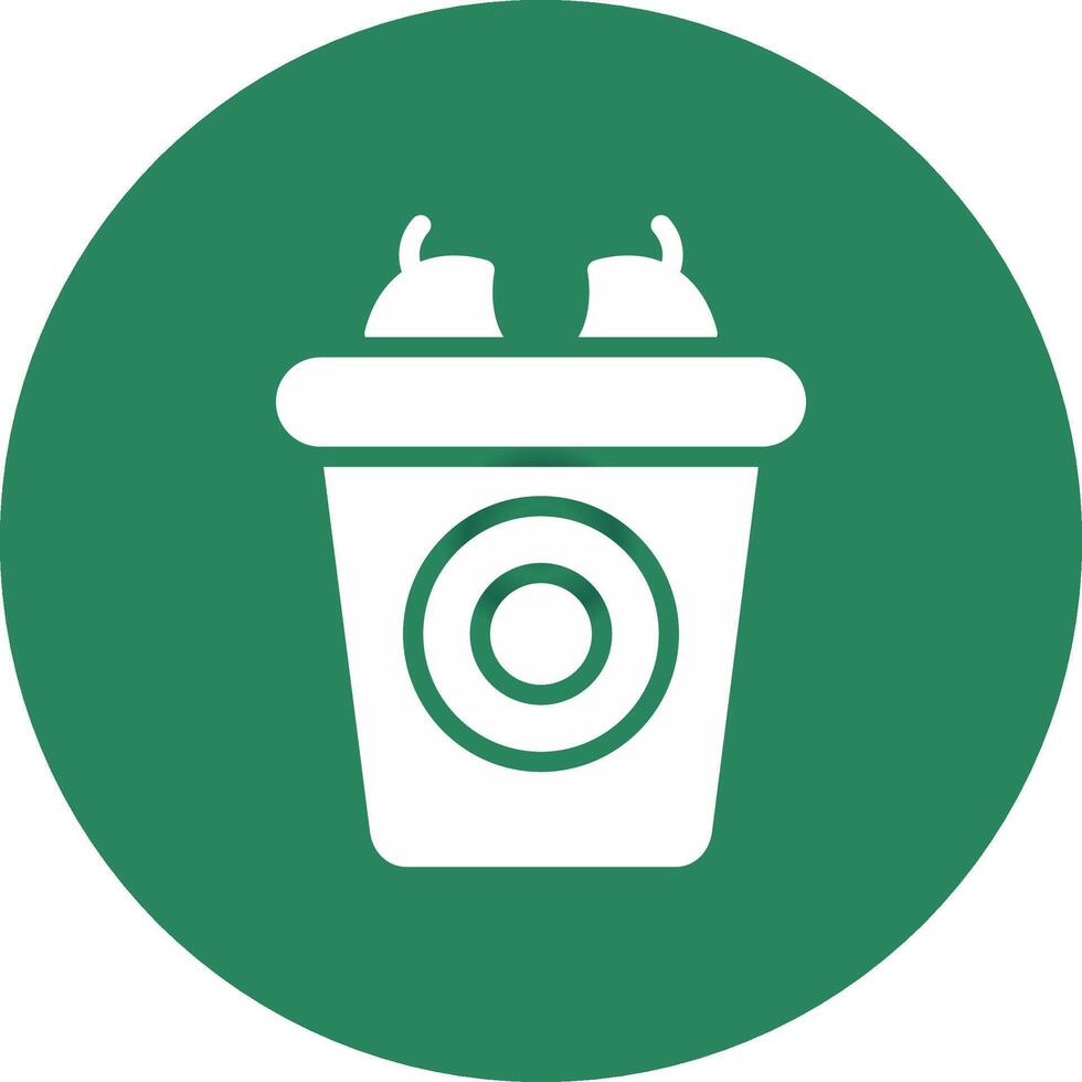 Waste Creative Icon Design vector