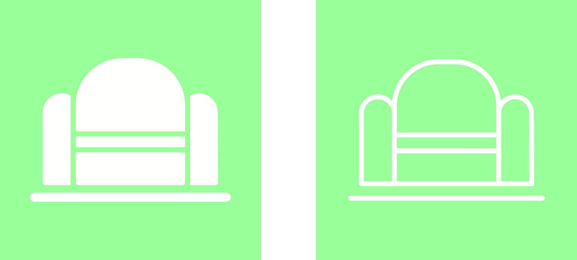 Bedroom Chair Vector Icon