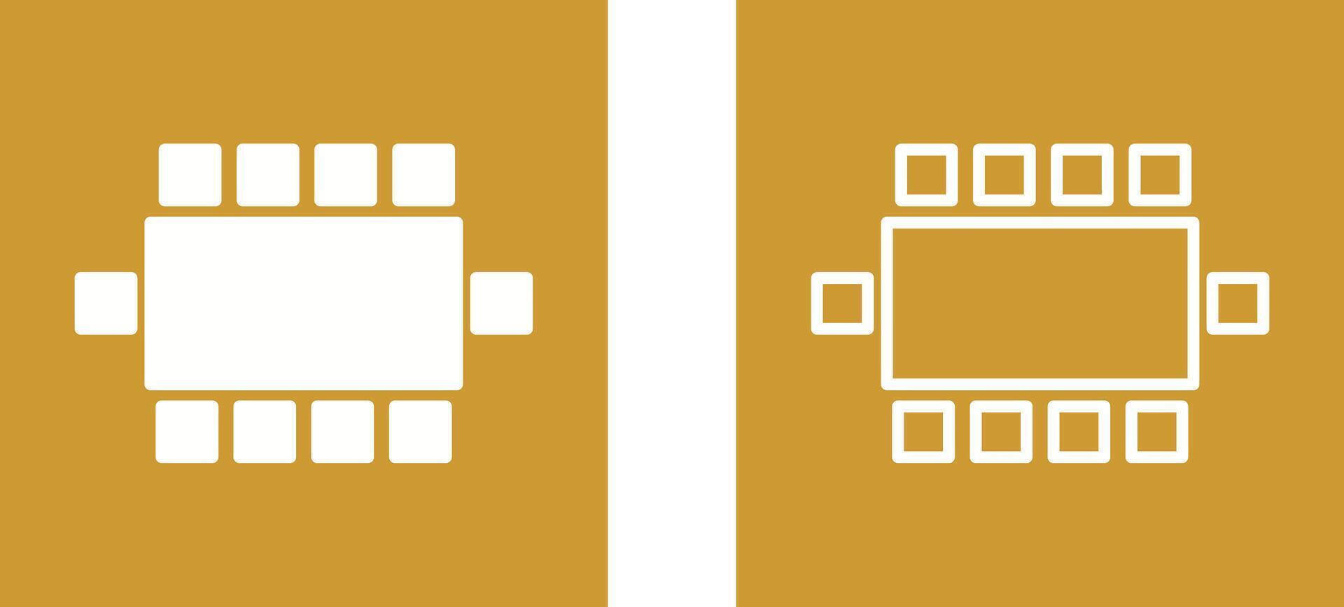 Conference Room Chair Vector Icon