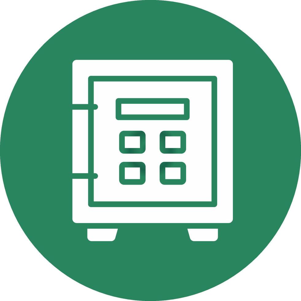 Safe Lock Creative Icon Design vector