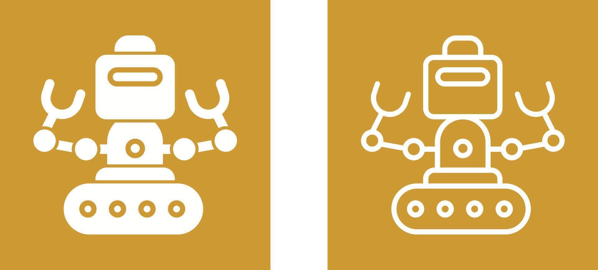 Industrial Robot I Vector Icon