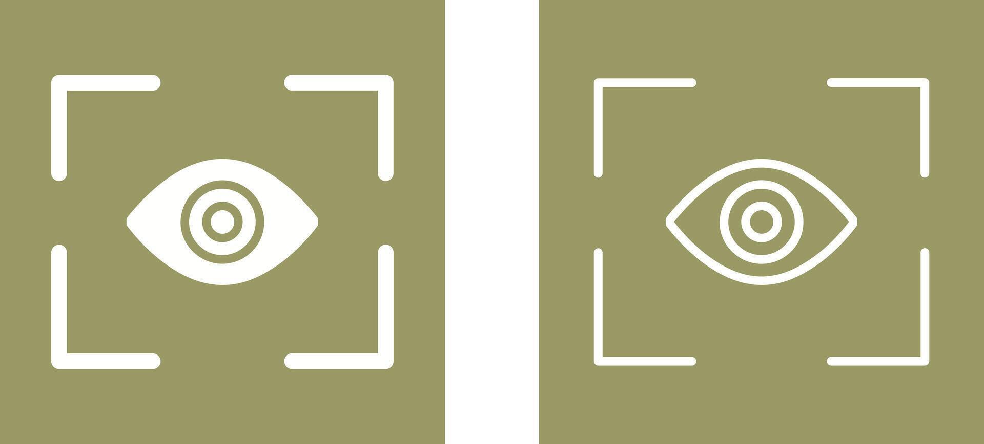 Eye Scan Vector Icon