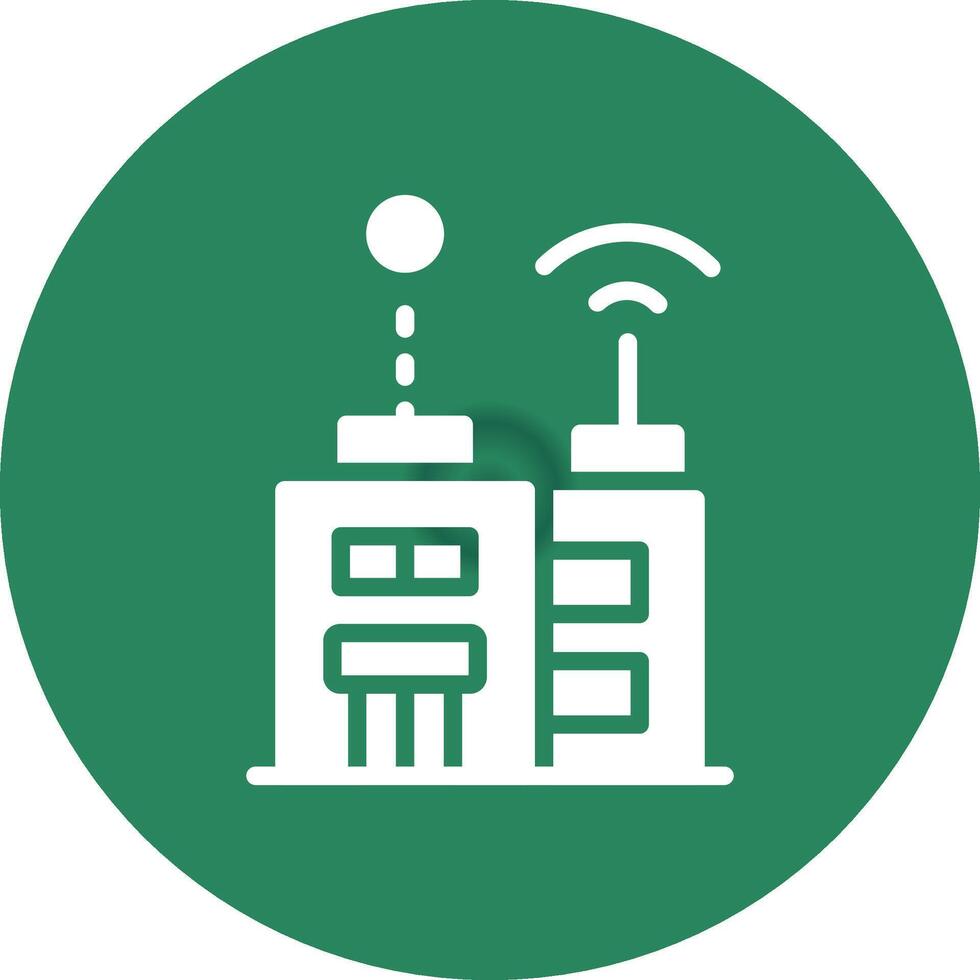 Smart City Creative Icon Design vector