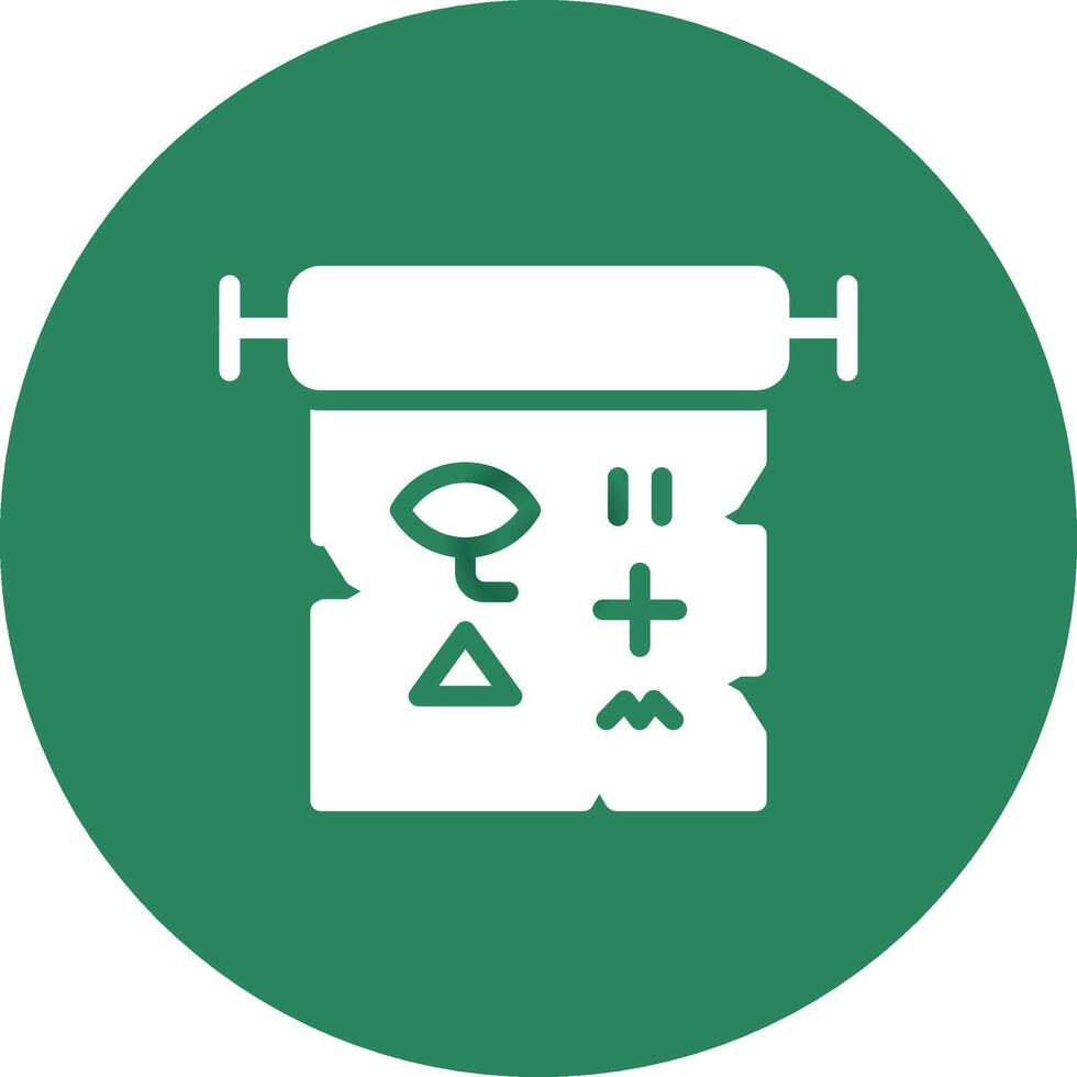 Hieroglyph Creative Icon Design vector