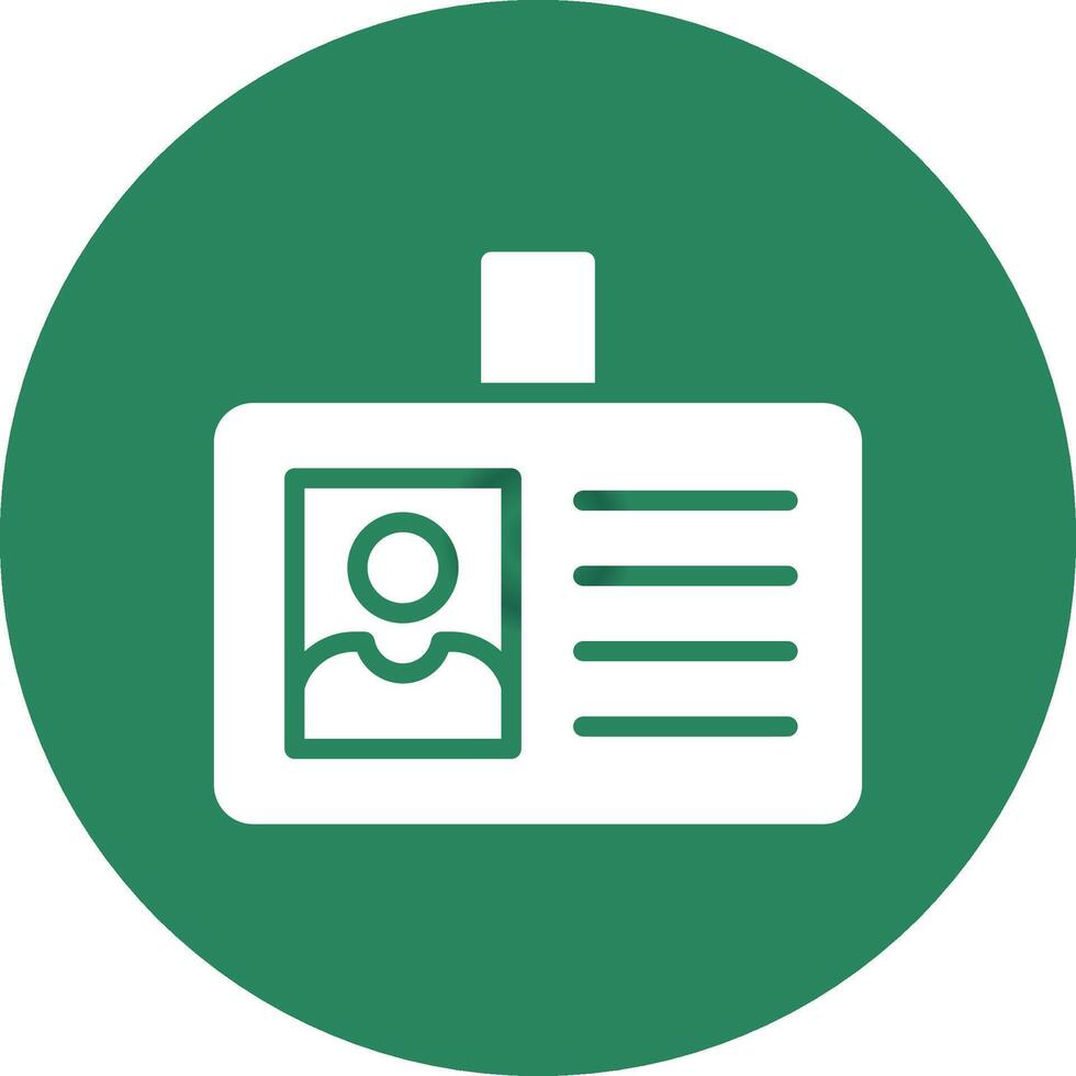 ID Card Creative Icon Design vector