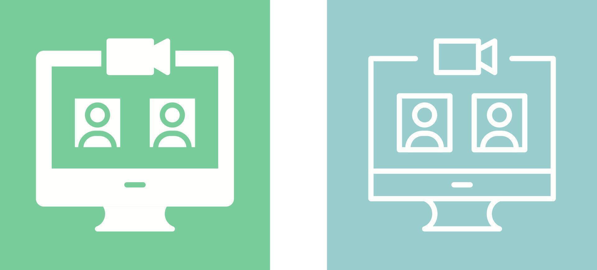 Video Call Vector Icon