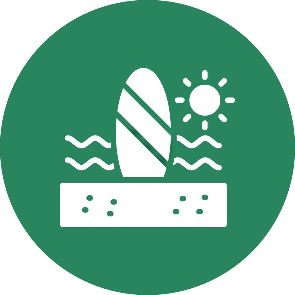 Paddle Surf Creative Icon Design vector