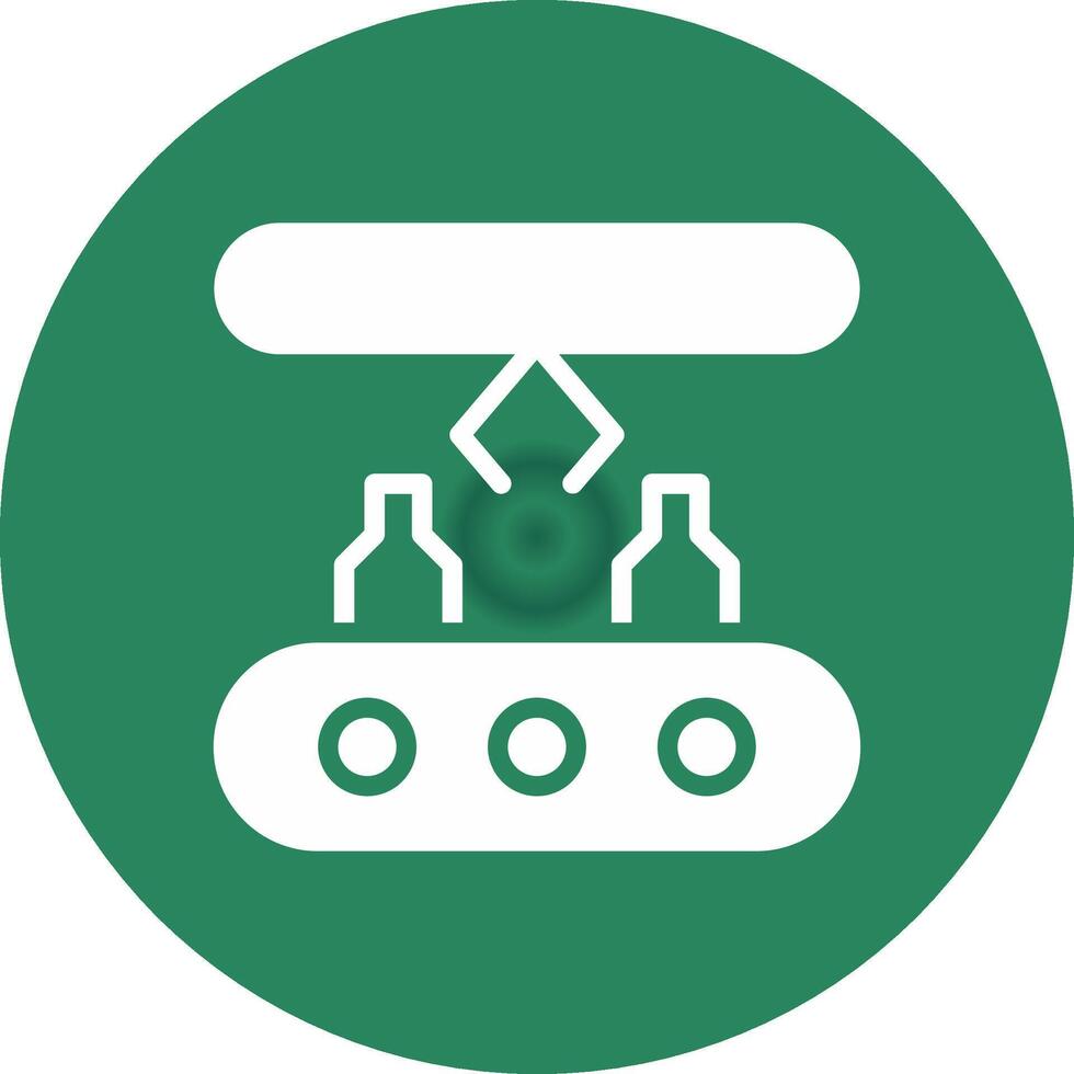 Conveyor Belt Creative Icon Design vector