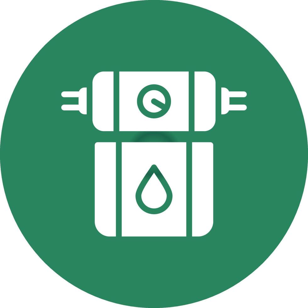 Water Filter Creative Icon Design vector