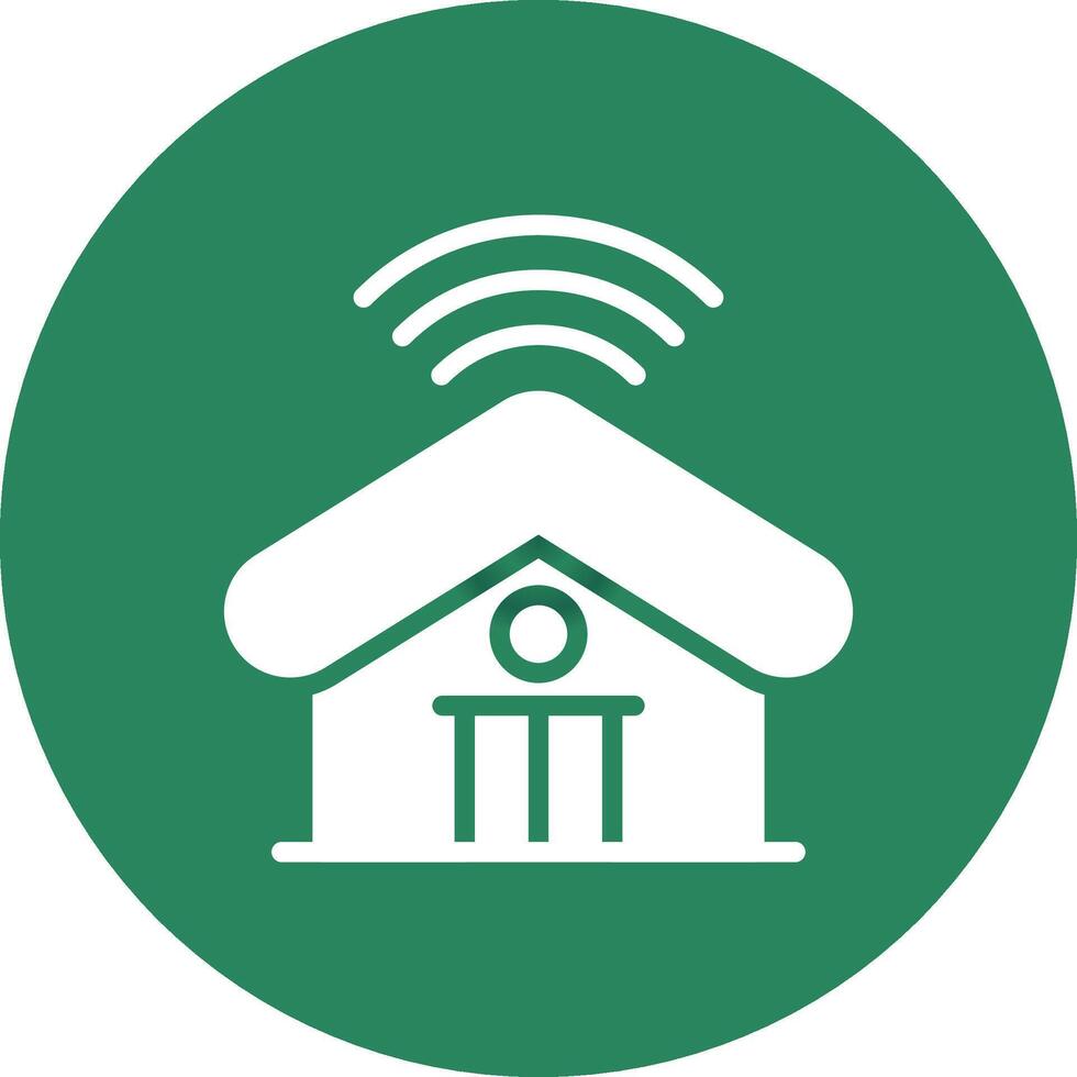 Smart Home Creative Icon Design vector