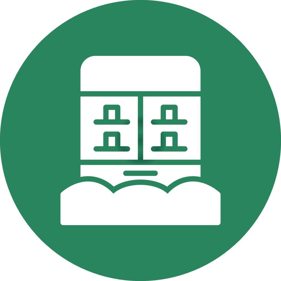Vending Machine Creative Icon Design vector