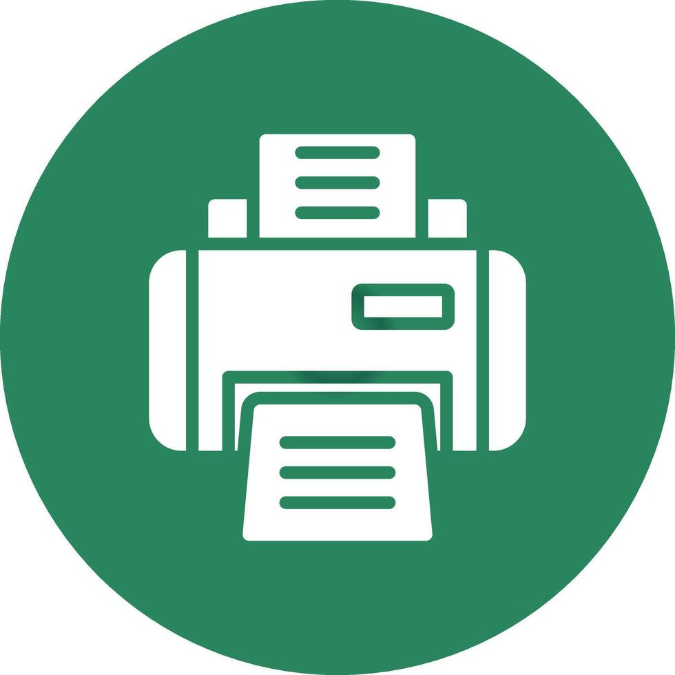 Printer Creative Icon Design vector