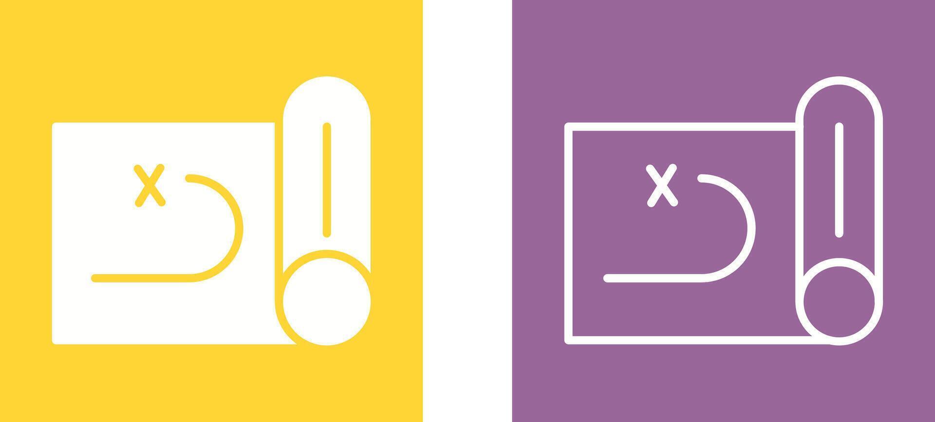 Treasure Map Vector Icon